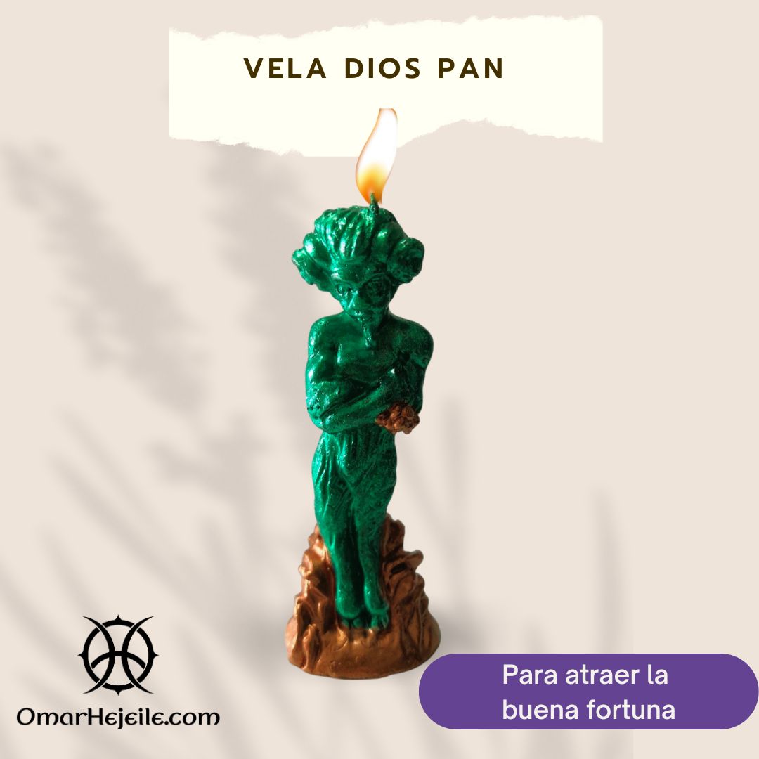 Vela Dios Pan para la fortuna