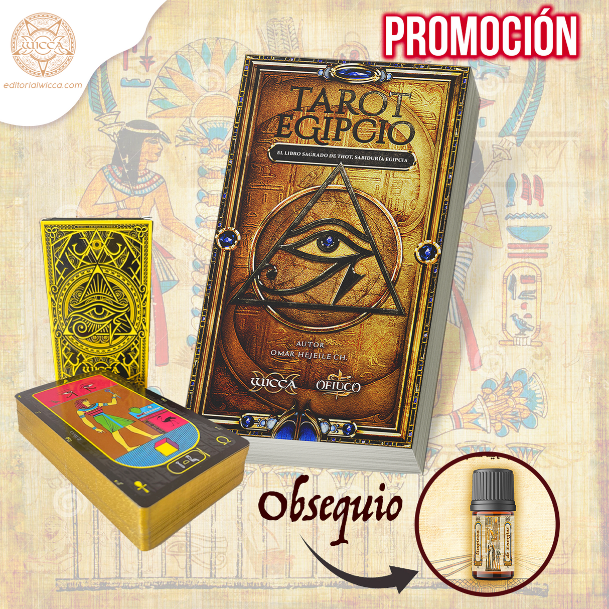 Egyptian Tarot Book Promotion + Deck of Cards